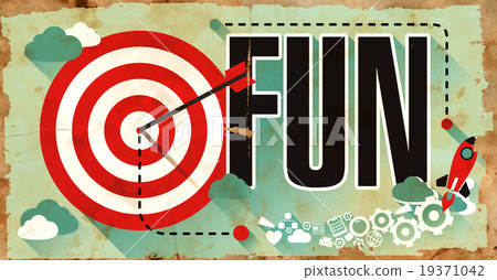 Fun on Grunge Poster. Fun on Grunge Poster. 19371042