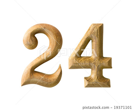 Wooden numeric 24 19371101