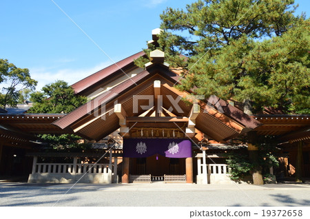 "Kagura dense" of Atsuta Shrine (Aichi prefecture Nagoya shi Atsuta ku) 19372658
