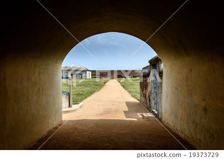 Tunnel entrance of old fort India 19373729