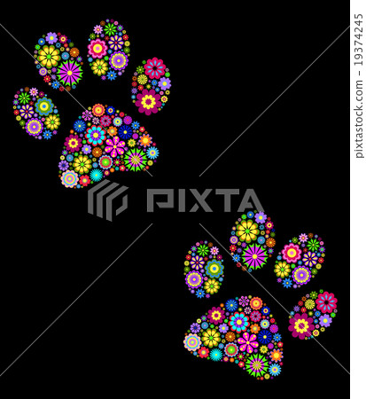 animal paw 19374245