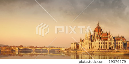 View of hungarian Parliament building, Budapest View of hungarian Parliament building, Budapest 19376279