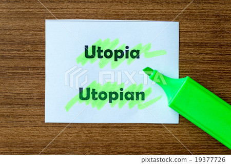 utopia word hightlighted 19377726