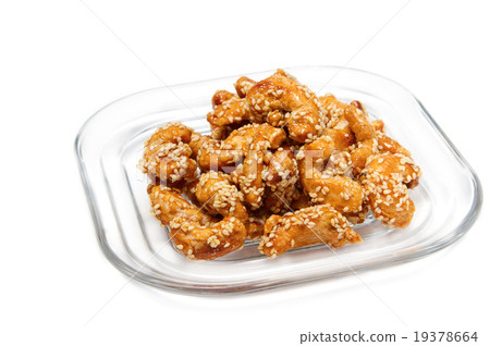 Sweet cashew nuts and sesame ,thai dessert 19378664