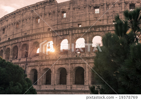 Rome, Italy: Colosseum, Flavian Amphitheatre 19378769