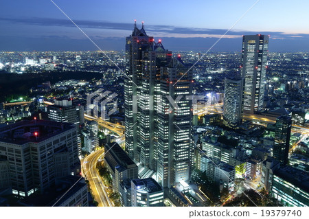 東京的夜景 19379740