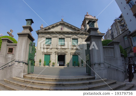 Macau's Oldest Church St. Antonio Church: China Special Administrative Region World Heritage · Macau Historic District 19379756