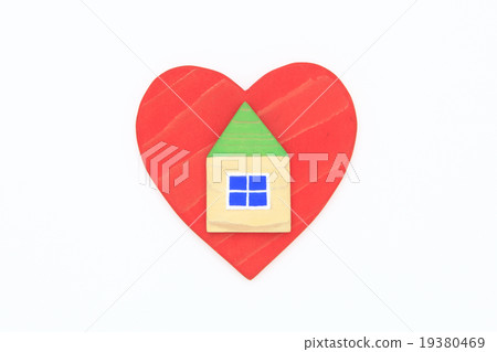 Heart and house - Stock Illustration [19380469] - PIXTA