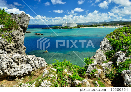 沖繩的藍海(Manza海灘) 沖繩的藍海(Manza海灘) 19380864