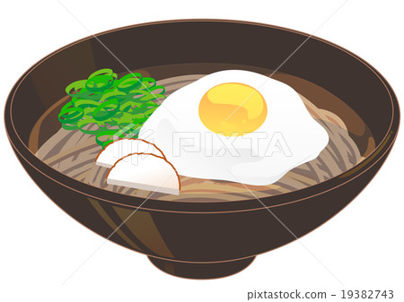 Buckwheat noodles soba 19382743