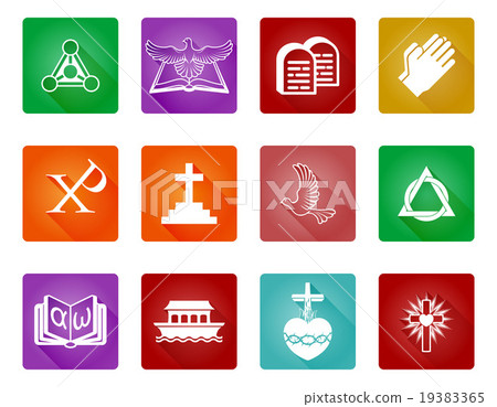 Christian Icon Symbols Christian Icon Symbols 19383365