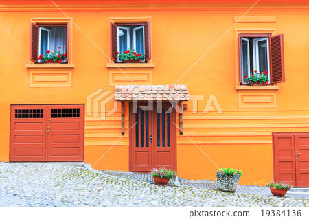 facade of a historic building facade of a historic building 19384136