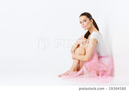 Beautiful girl in bodysuit and basque 19384580