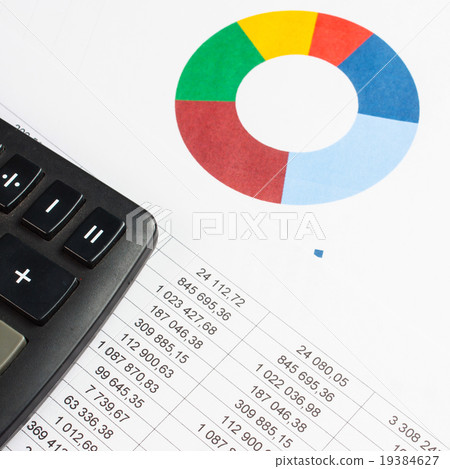 financial chart 19384627