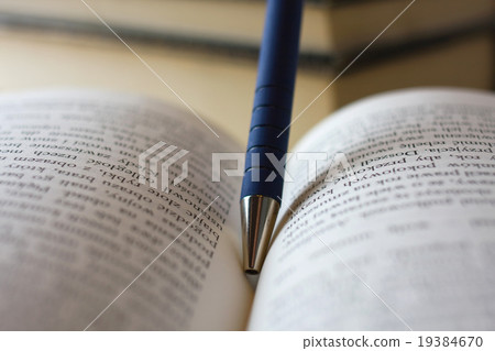 Close-up of opened book pages 19384670