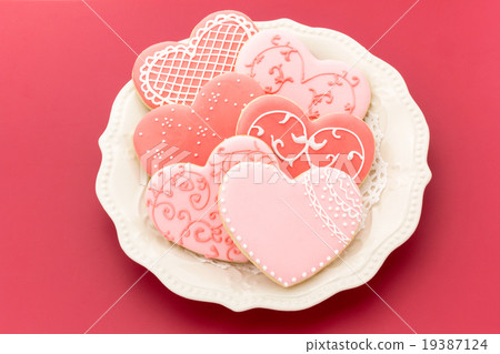心形糖霜餅乾：心形糖霜餅乾 19387124