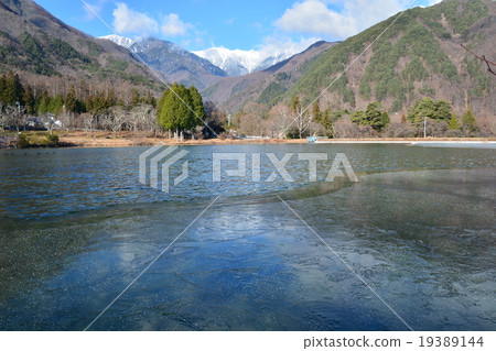 Komagai Pond and Mt. Komagatake 19389144