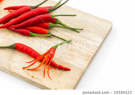 Red chili or chili pepper. 19389323