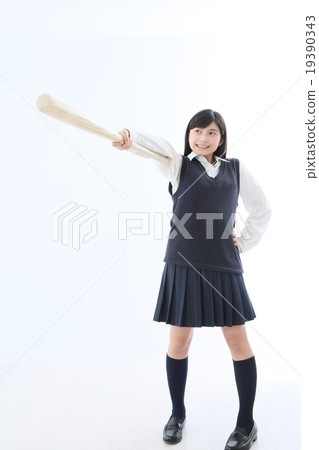 學校女孩高中學生圖像 19390343