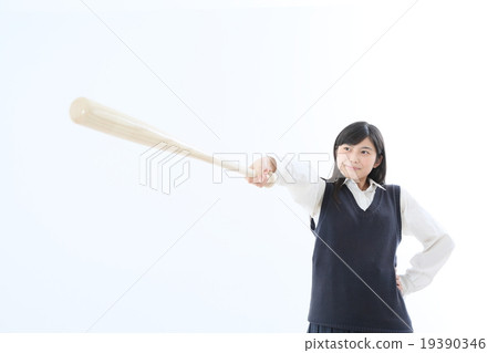學校女孩高中學生圖像 19390346