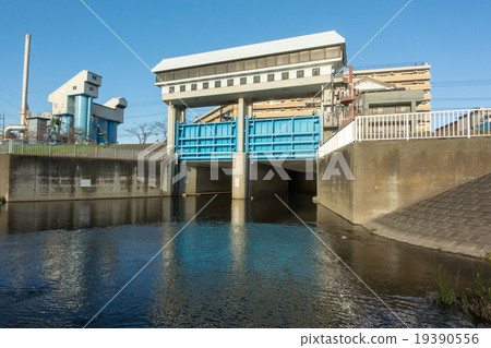 The drainage culvert of Kitatama No. 2 Water Reclamation Center in Fuchu, Tokyo 19390556