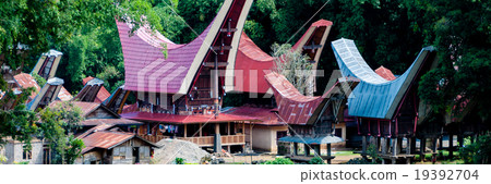 The Village with traditional and colorful houses 19392704