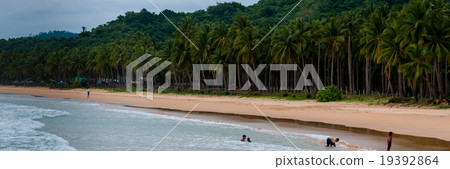Children Playing and Swimming at the beach full of Children Playing and Swimming at the beach full of 19392864