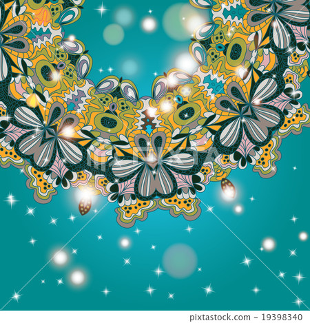 Mandala ornament Geometric circle element 19398340
