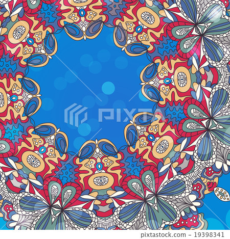 Mandala ornament Geometric circle element Mandala ornament Geometric circle element 19398341