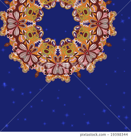 Mandala ornament Geometric circle element Mandala ornament Geometric circle element 19398344