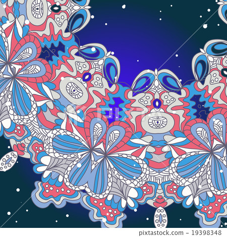 Mandala ornament Geometric circle element 19398348