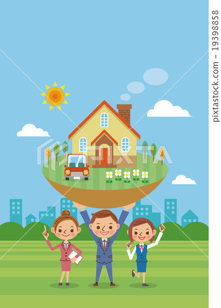 Image of support staff supporting my home (with positive / background) 19398858