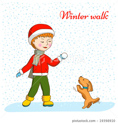 Winter walk Winter walk 19398910