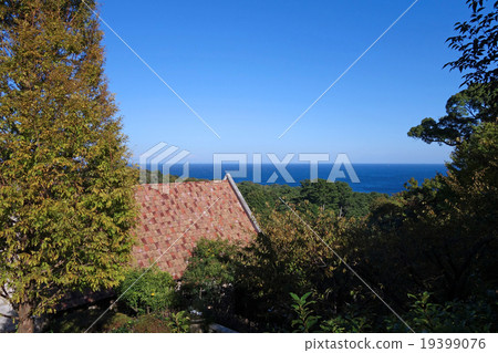 伊豆高原基地彩色玻璃博物館希望從露台Sagamidada 19399076