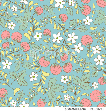 Raspberry Fizzy Pattern Seamless raspberry pattern. Vector illustration. - Stock Illustration ...