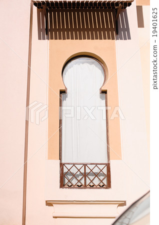 window on the building in Arabic style window on the building in Arabic style 19401625