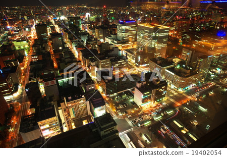 Brightness of New Japan three major night view Brightness of New Japan three major night view 19402054