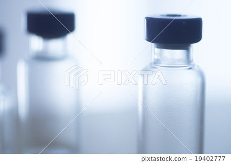 Phials of insulin medication bottles 19402777