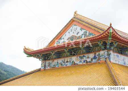 beautiful roof of chinese temple, Kek Lok Si beautiful roof of chinese temple, Kek Lok Si 19403544