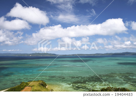 East China Sea seen from Koryu Island and Okinaga Island 19404483