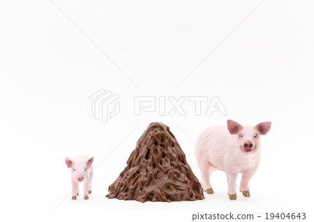 Pig and pig's Huang mountain ranges: Pigs and their feces 19404643
