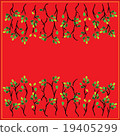vector plant and flower isolated background 19405299