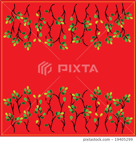 vector plant and flower isolated background 19405299