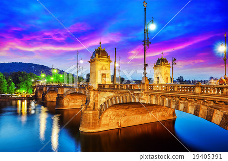 Beautiful view Old Bridge Legii (Most Legii)  19405391