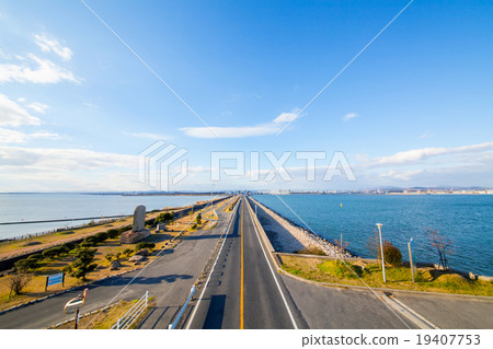 At Kojima Lake setting sunset 19407753