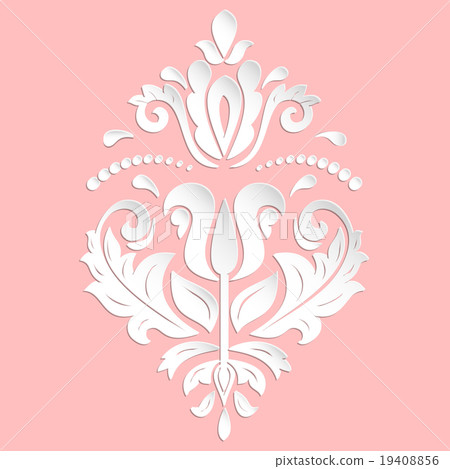 Oriental Vector Pattern With 3D Elements 19408856