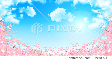 Sakura spring flower background Sakura spring flower background 19409210