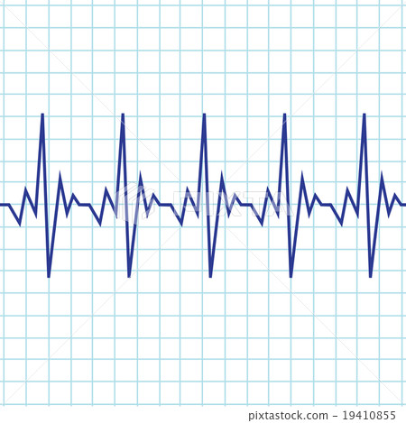 Heart beat cardiogram icon Heart beat cardiogram icon 19410855