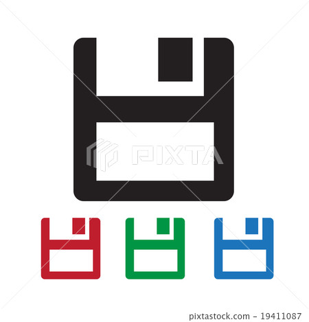 floppy disk icon floppy disk icon 19411087
