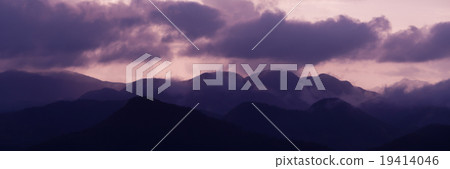 Silhouette of Mountains Above the Water under Silhouette of Mountains Above the Water under 19414046